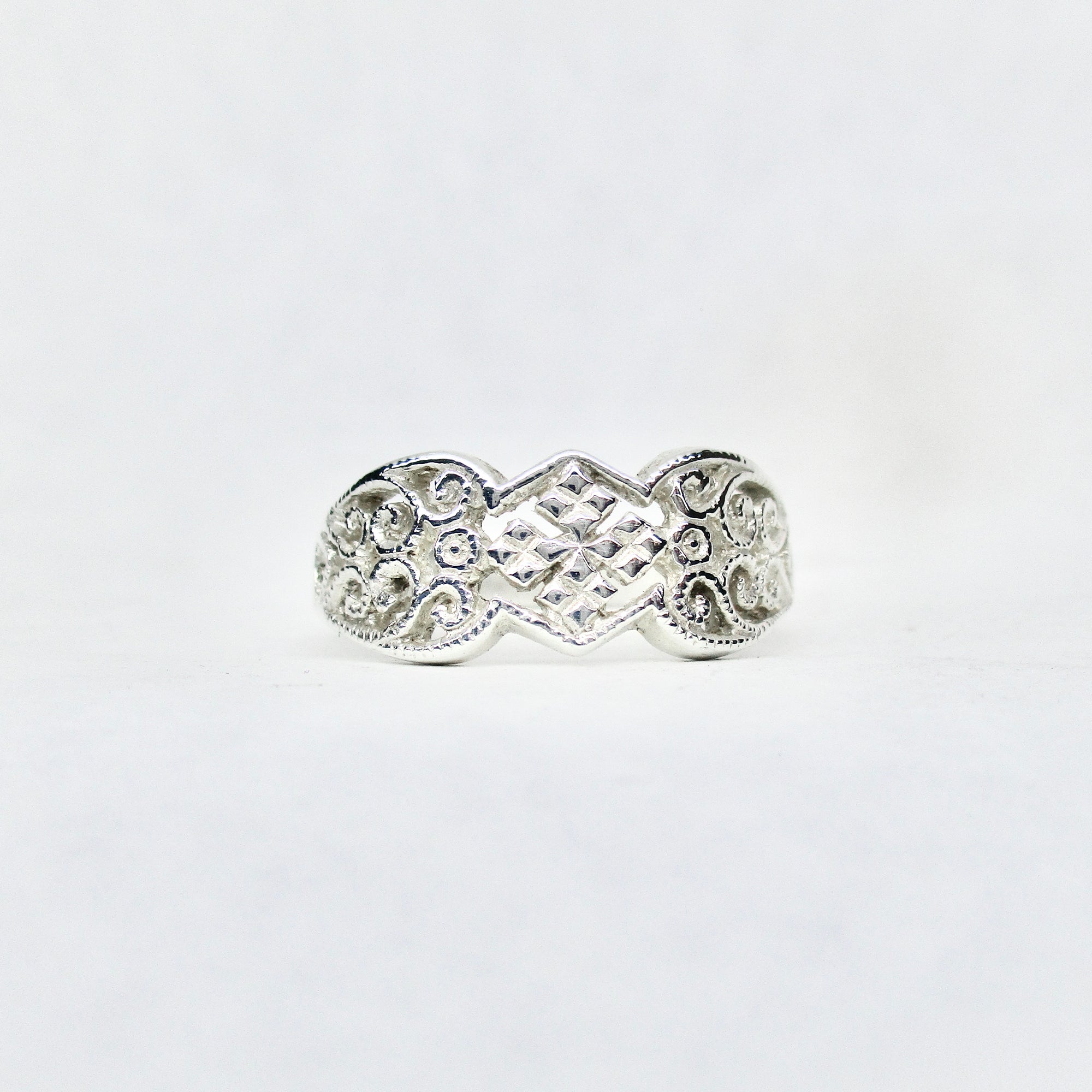 Openwork Filigree Ring