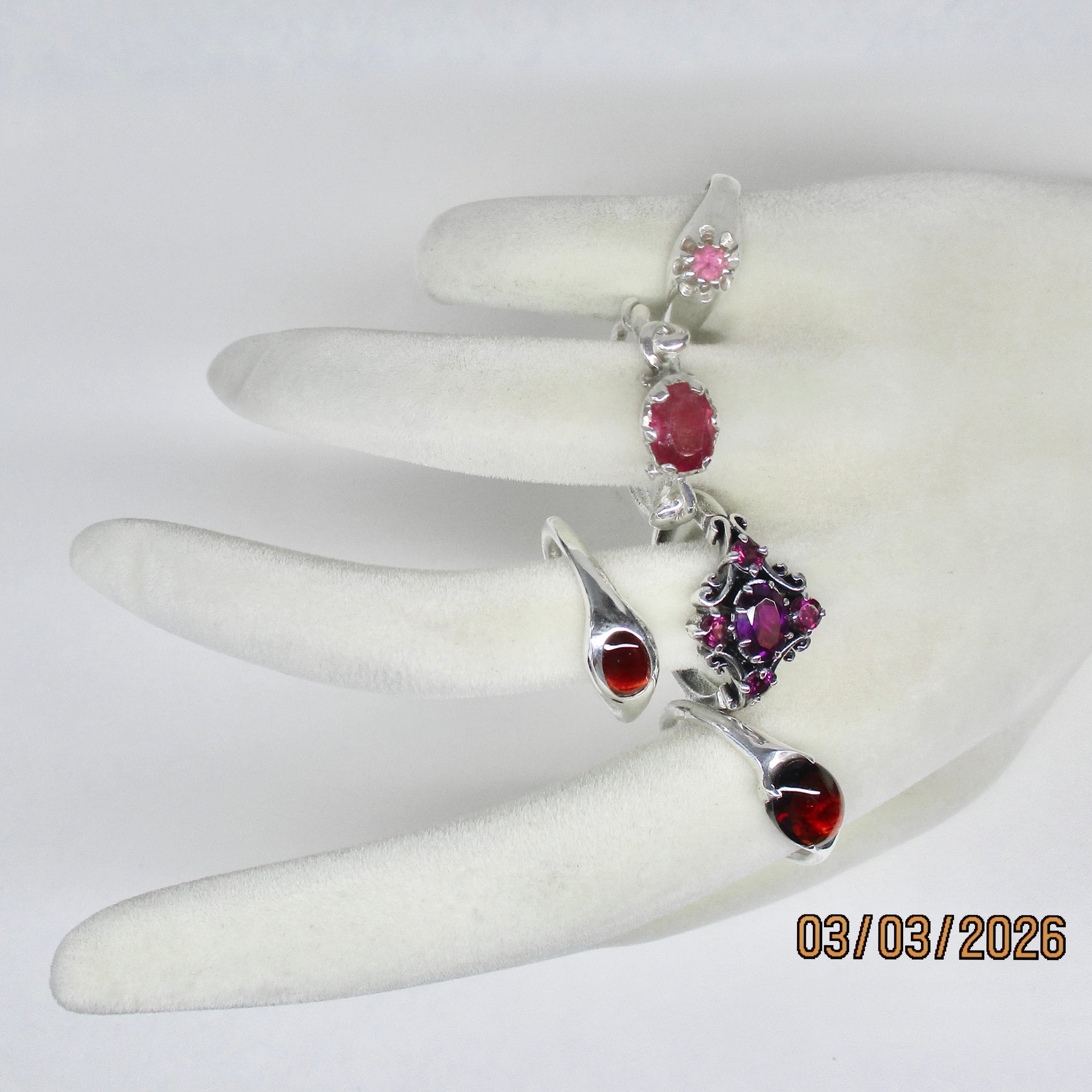 Pink Ruby Vine Ring