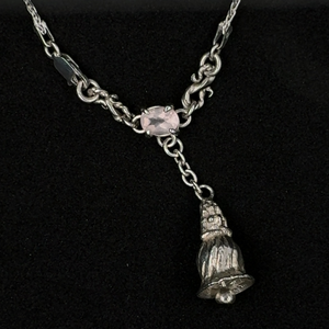 A Girl In The Shape Of A Bell Necklace