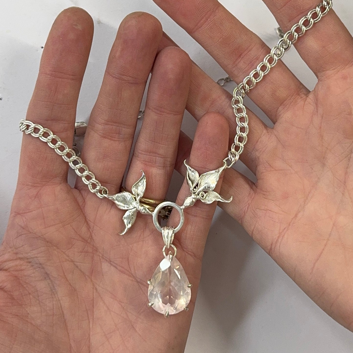 Two Birds With One Stone Necklace