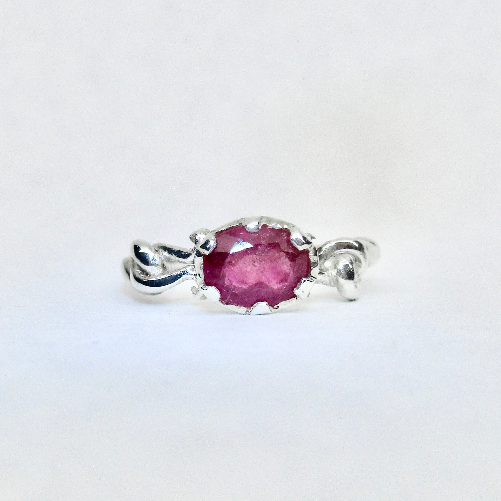 Pink Ruby Vine Ring