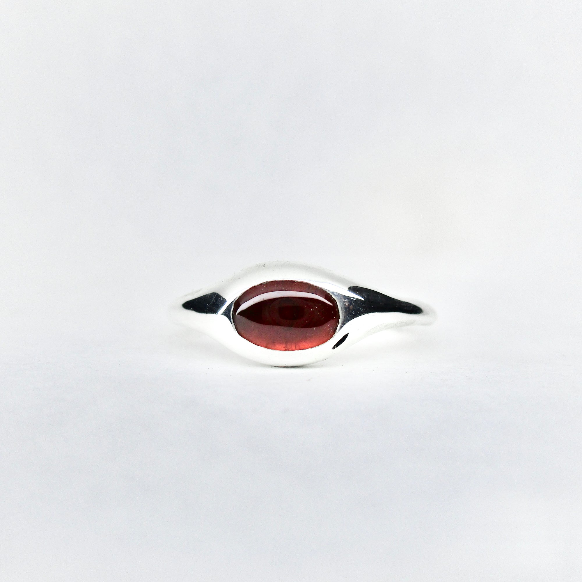 Mini Pools of Light Ring Garnet