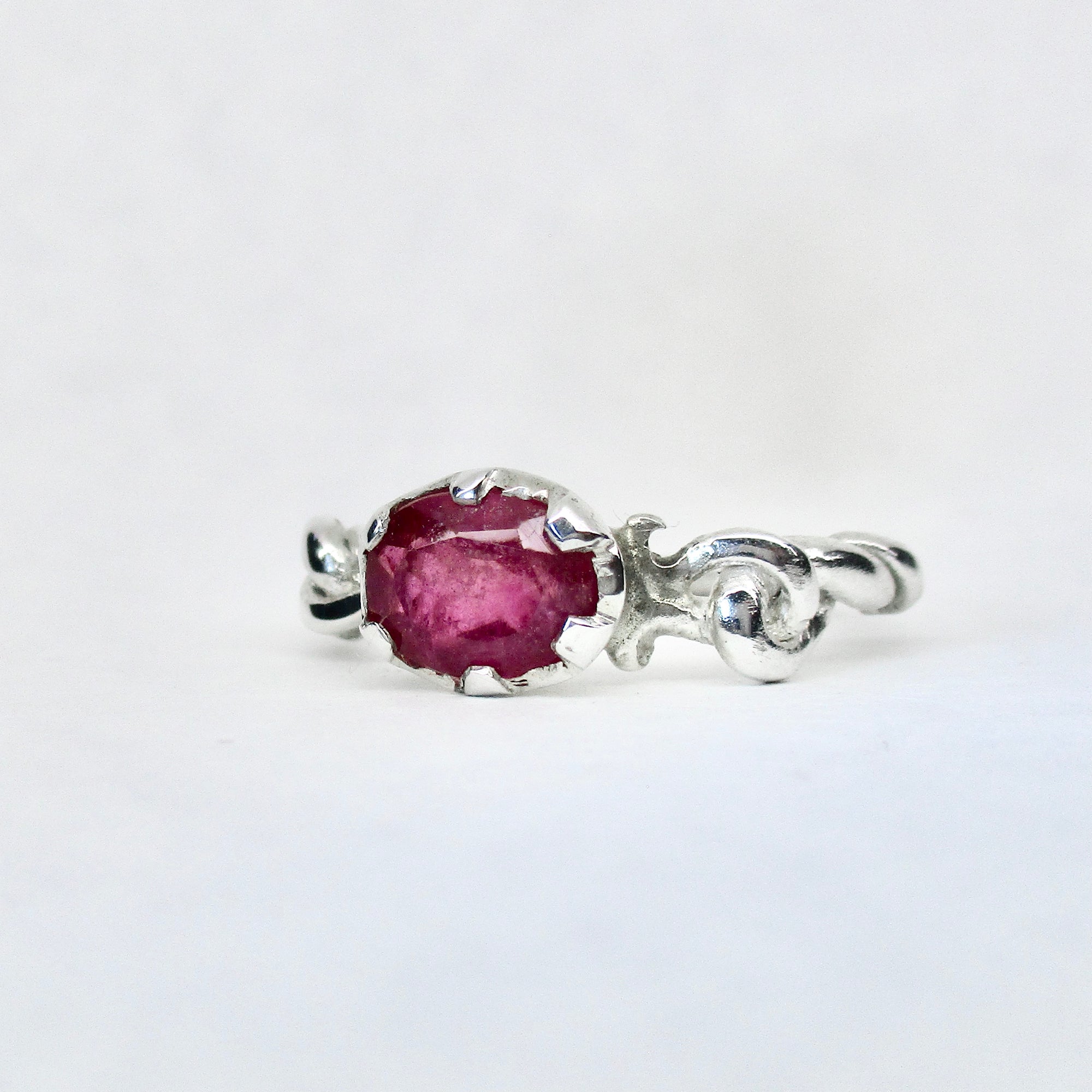 Pink Ruby Vine Ring