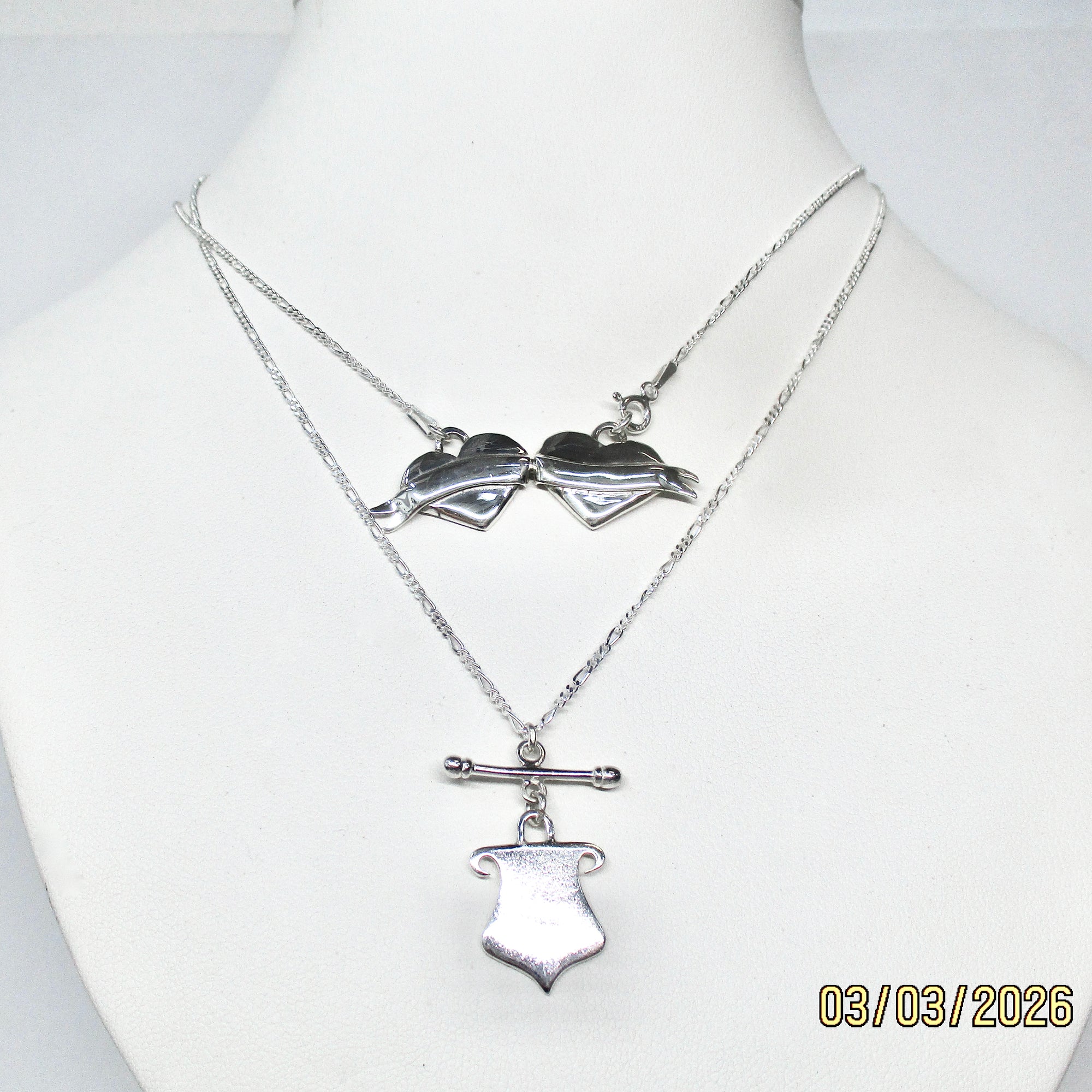 Heart Banner Break-Apart Necklace