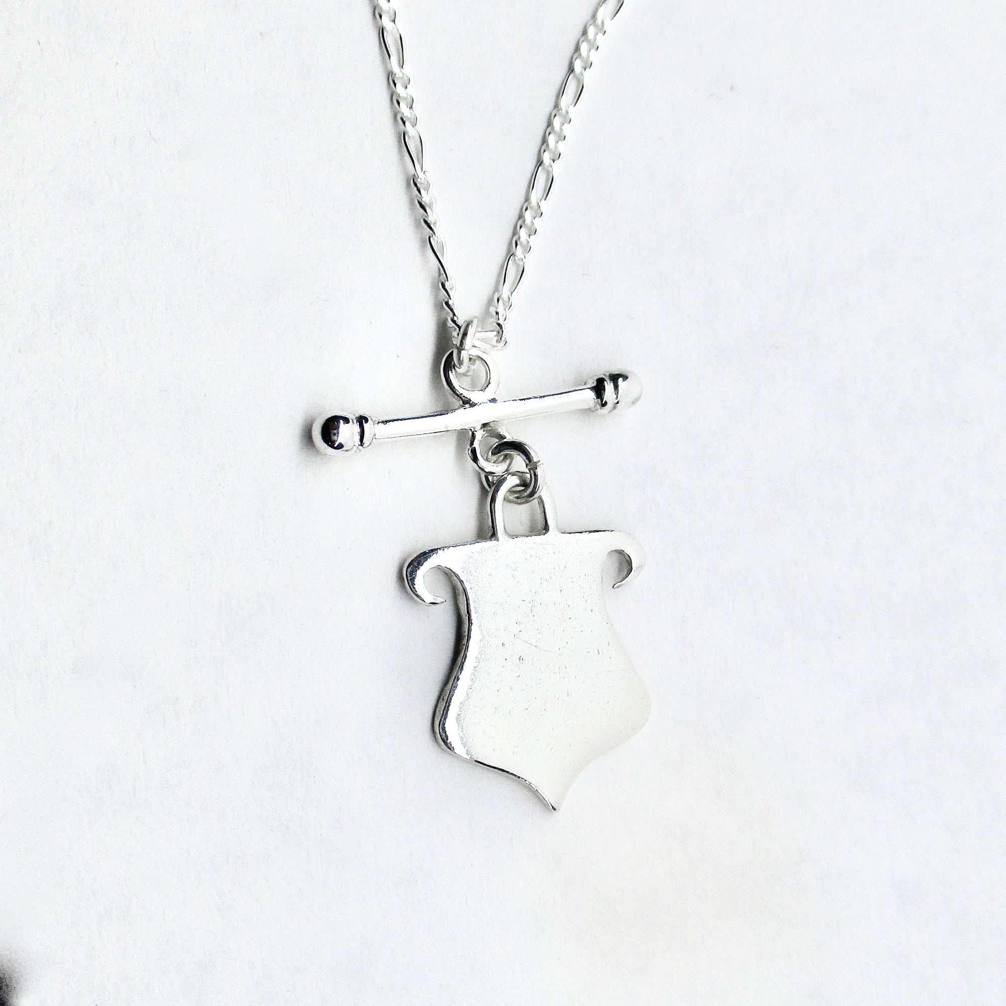 T Bar Shield Necklace