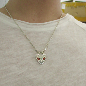 Kitty Padlock in Garnet