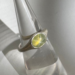 Pool of Light Yellow Star Sapphire