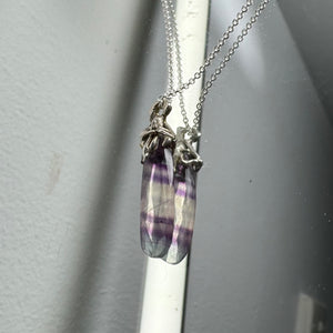 Fluorite Drop Necklace