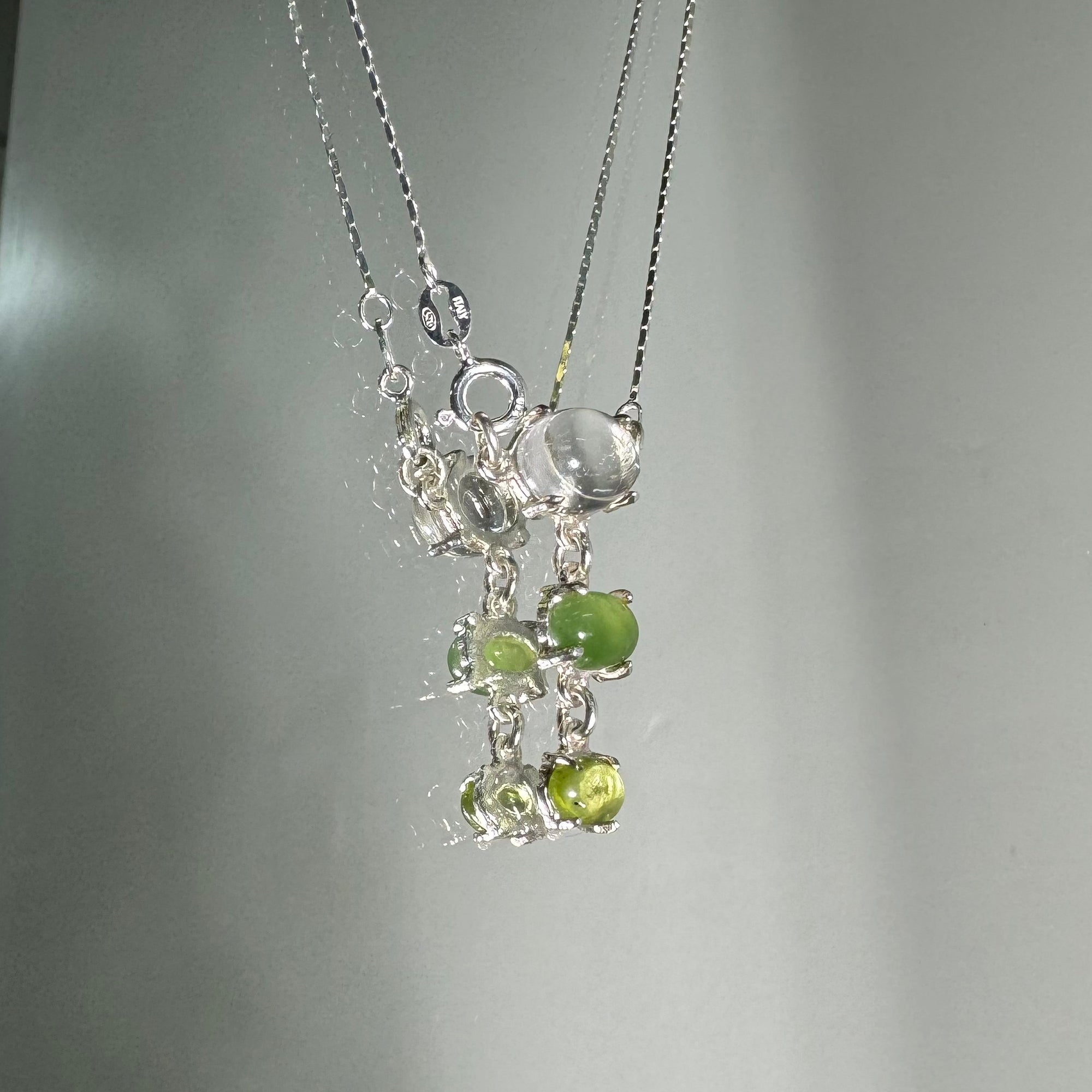 Three Pools Of Light Necklace