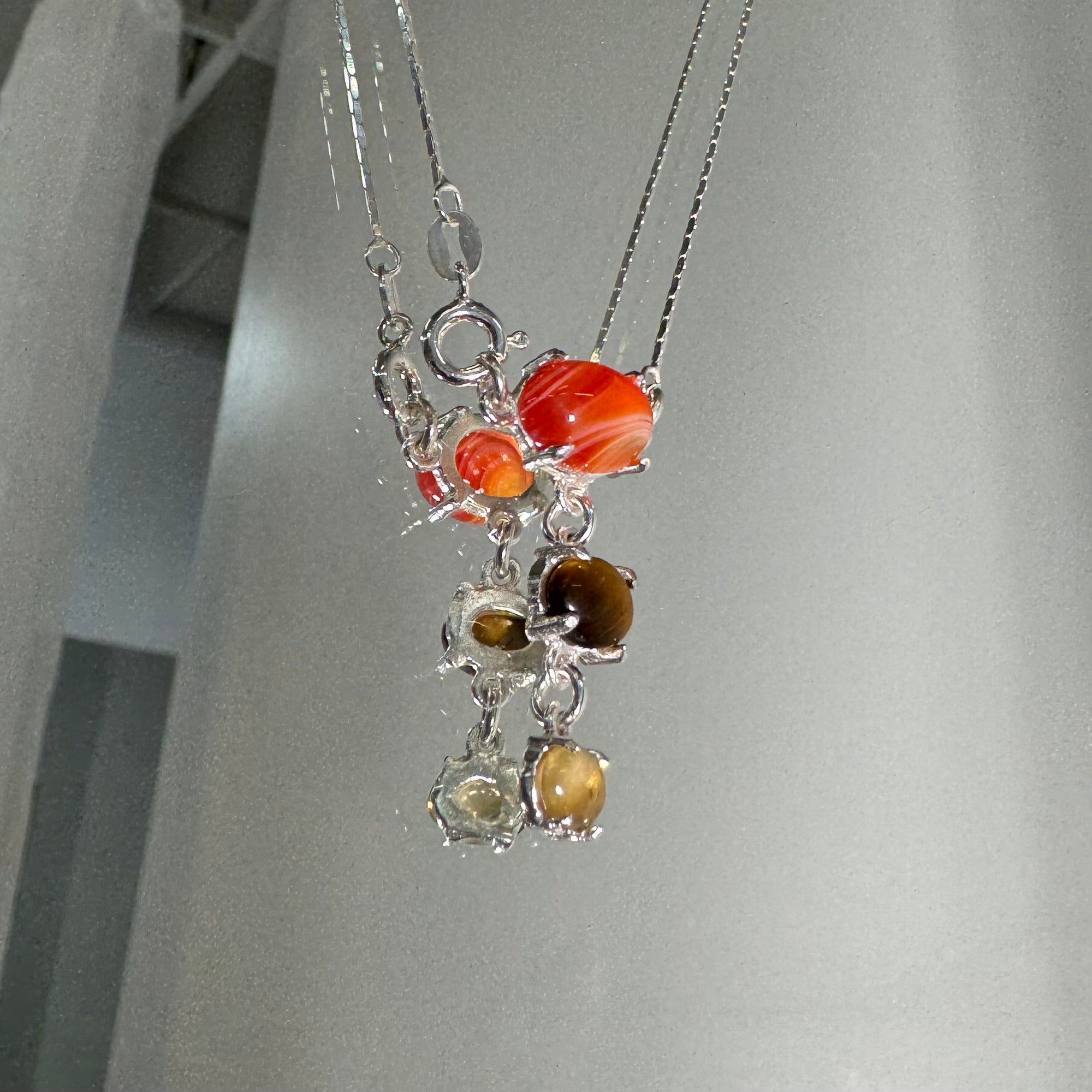 Three Pools Of Light Necklace