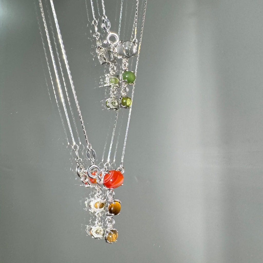 Three Pools Of Light Necklace