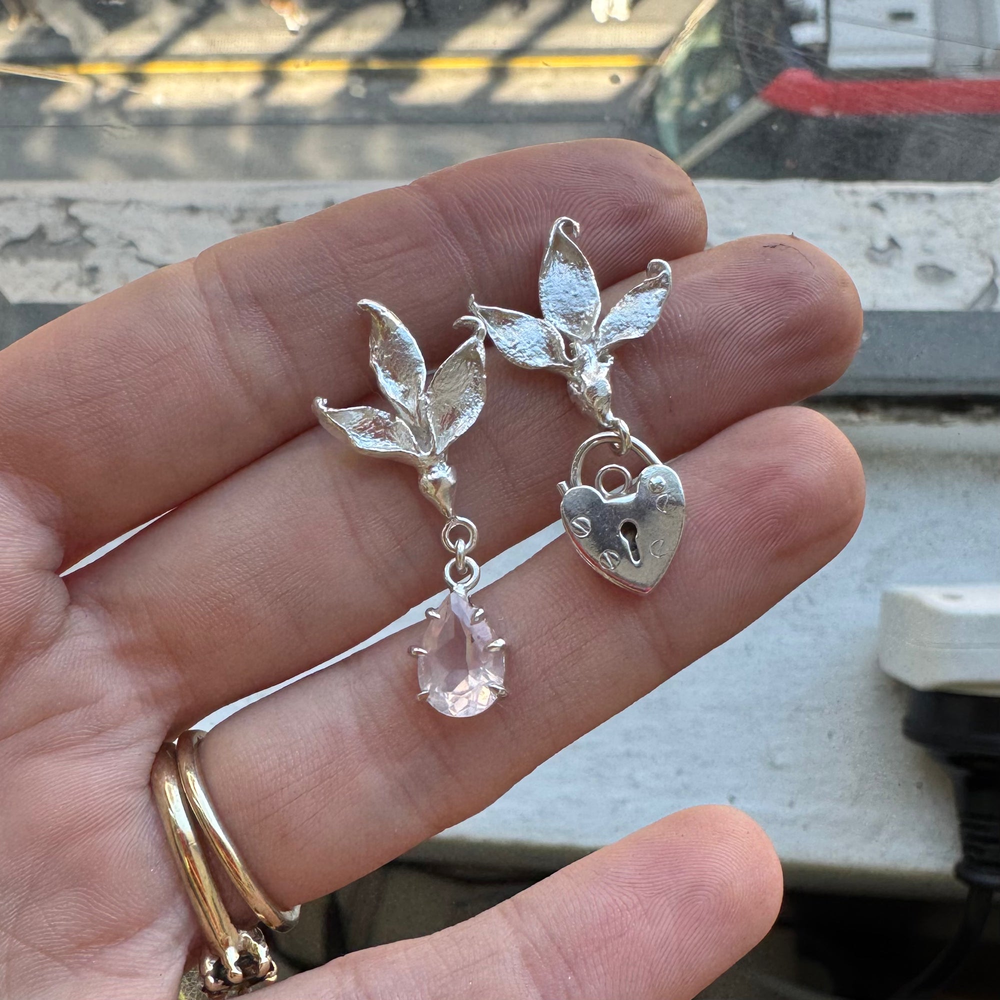 Two Birds One Stone Earrings