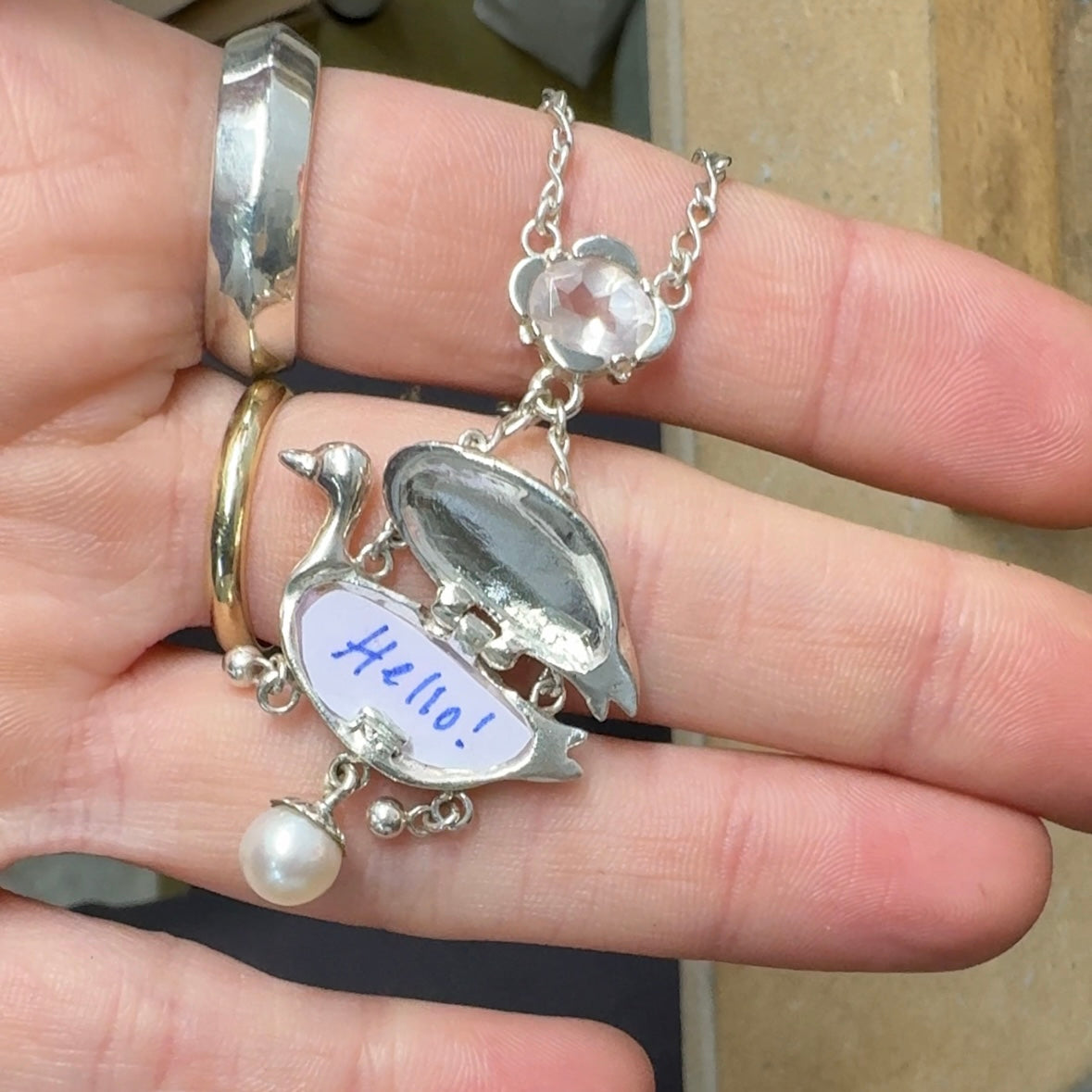 Royal Duck Locket