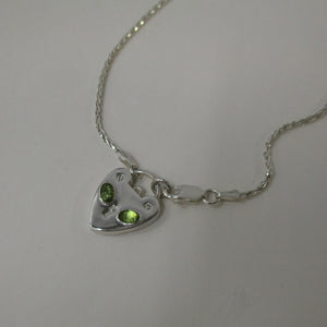 Kitty Padlock in Peridot