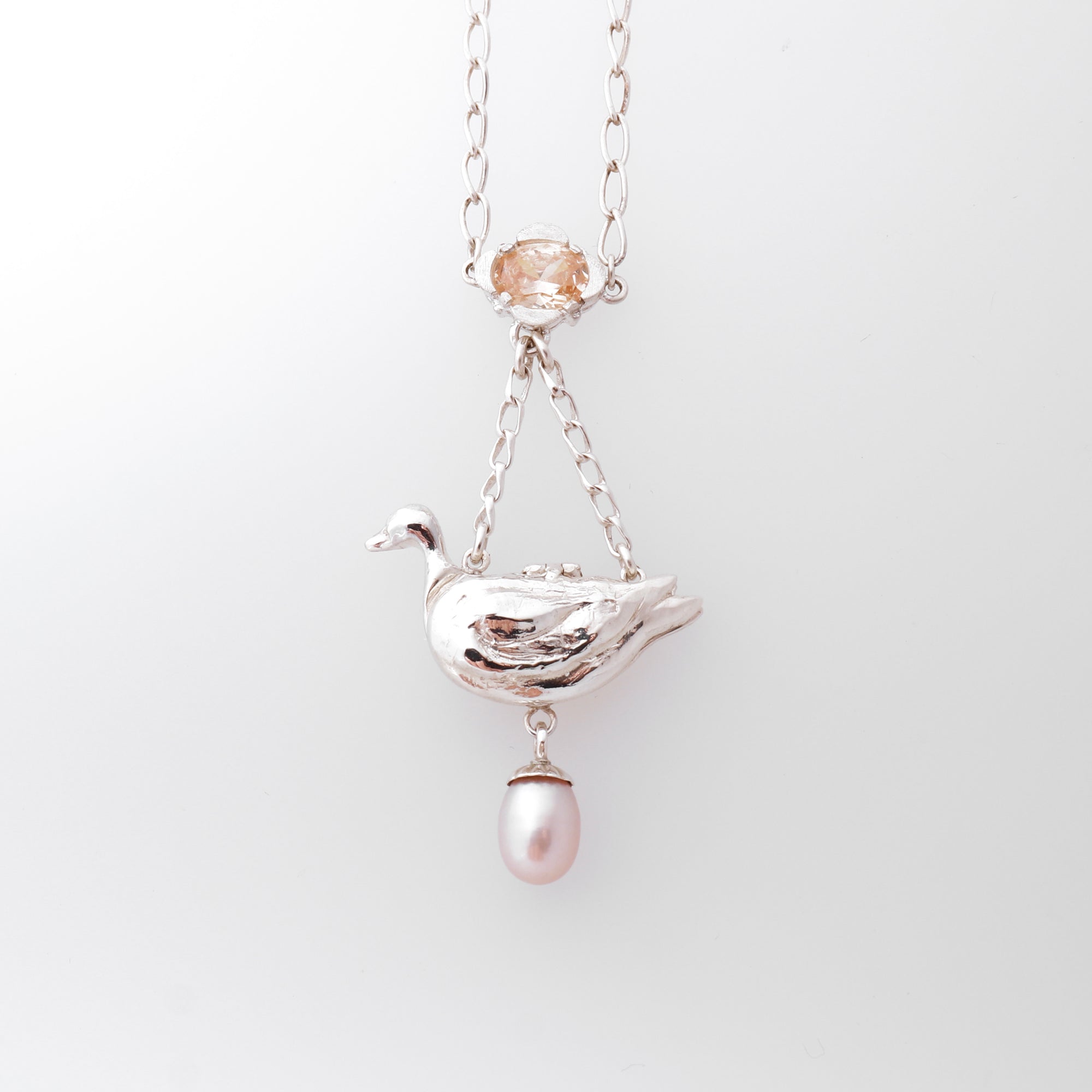 The Duck And Pearl Locket