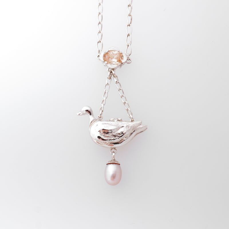 The Duck And Pearl Locket