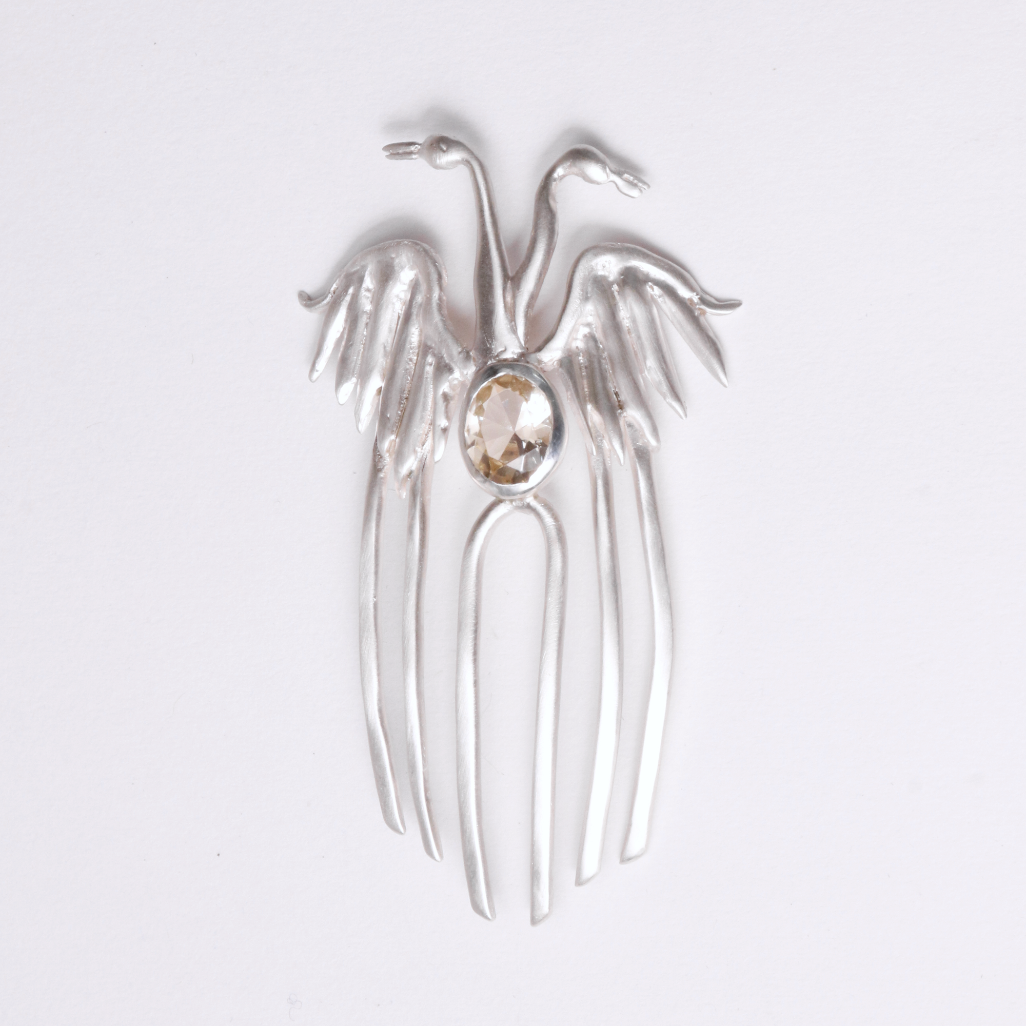 Double Phoenix French Hair Comb