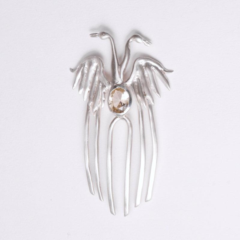Double Phoenix French Hair Comb