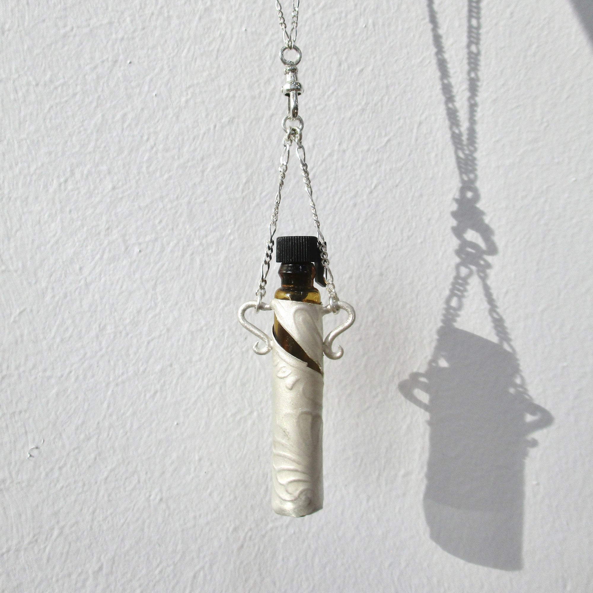 Embossed Perfume Vial Necklace - Impression #2