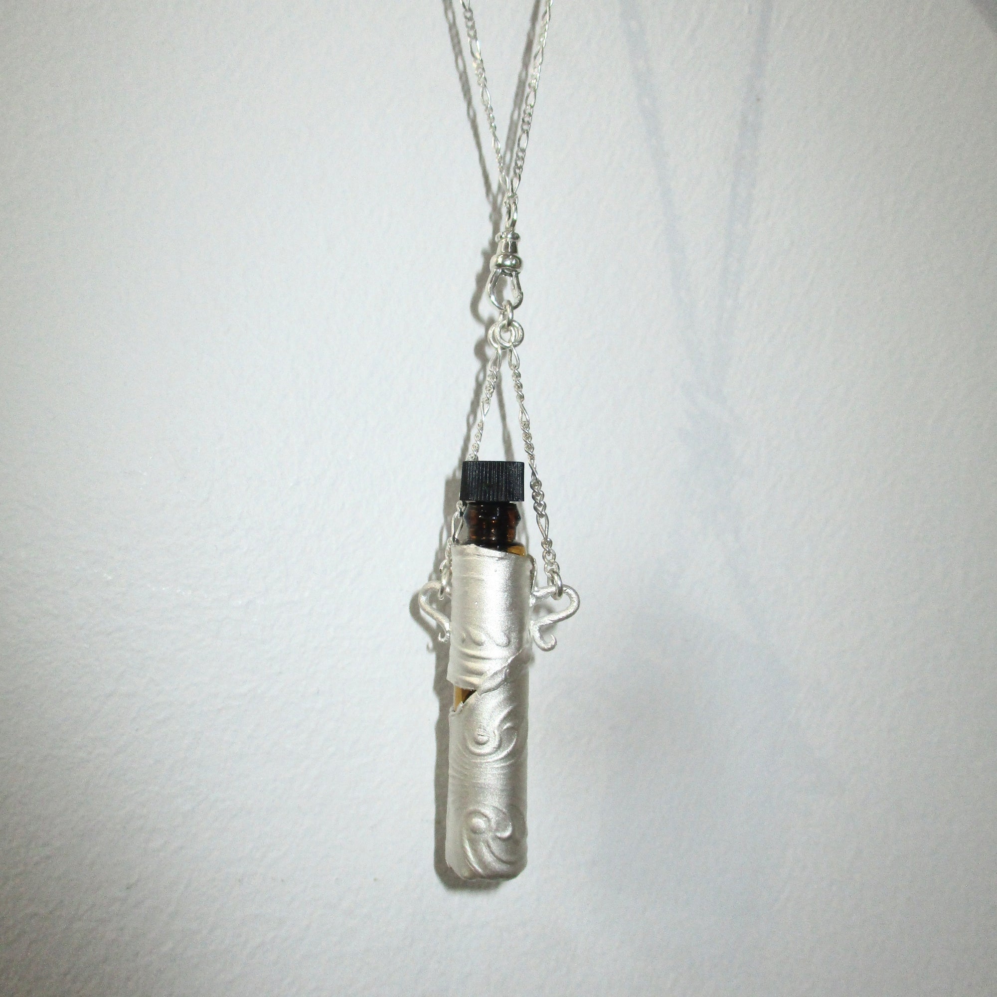 Embossed Perfume Vial Necklace - Impression #3