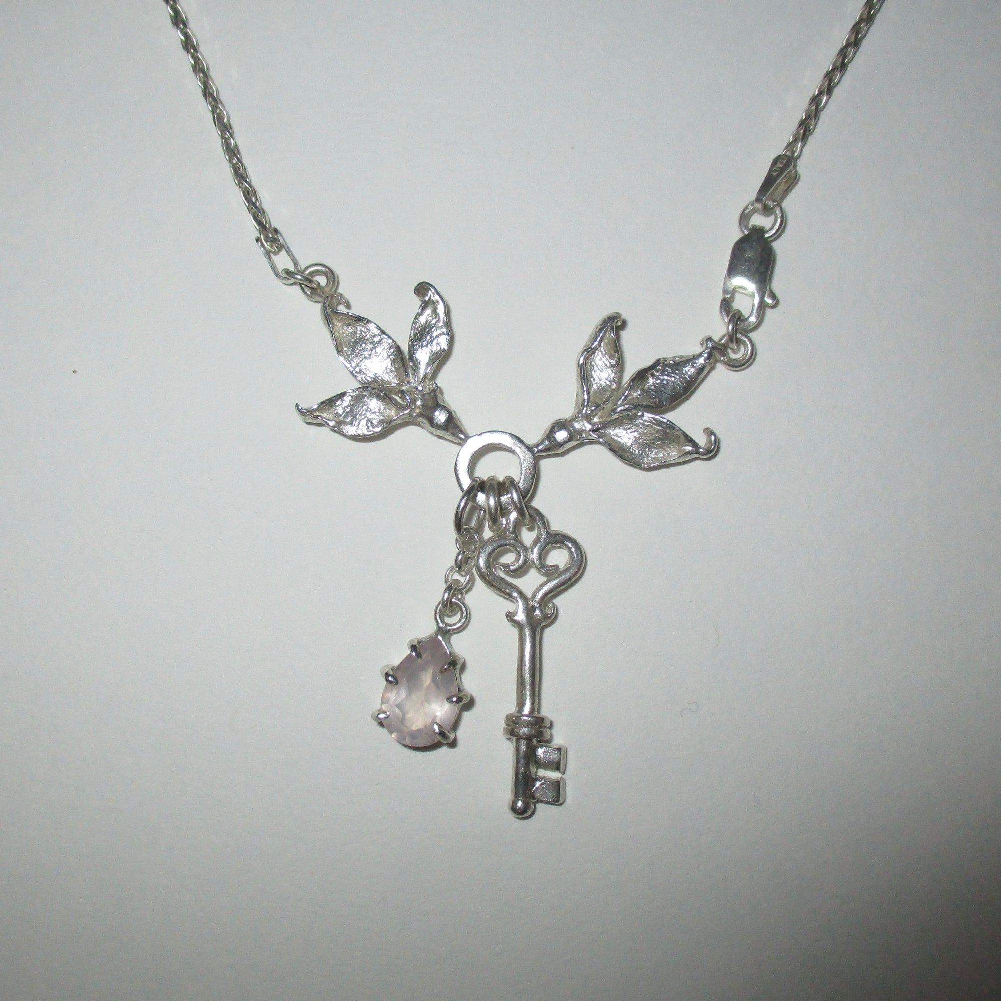 Two Birds One Stone Necklace Miniature