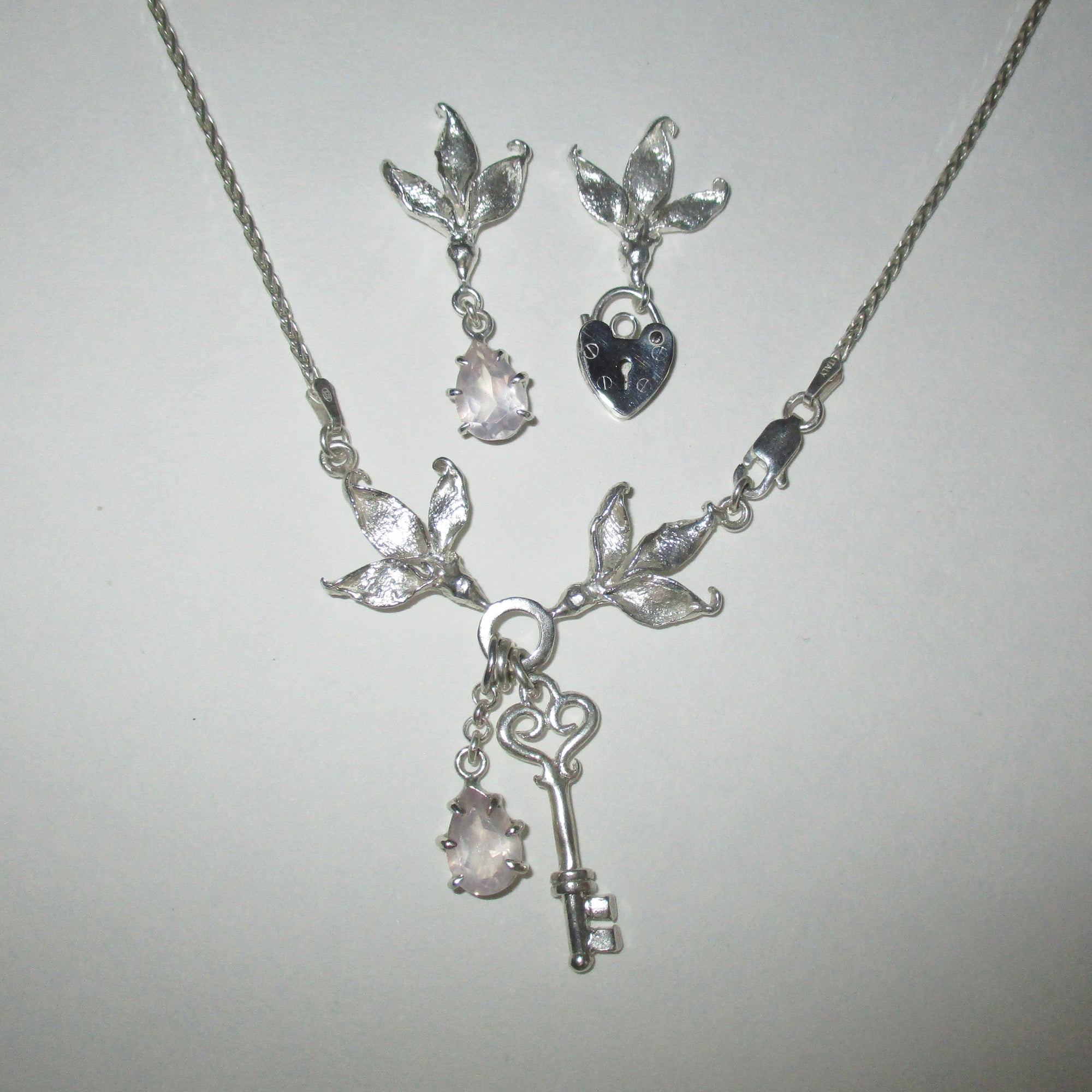 Two Birds One Stone Necklace Miniature