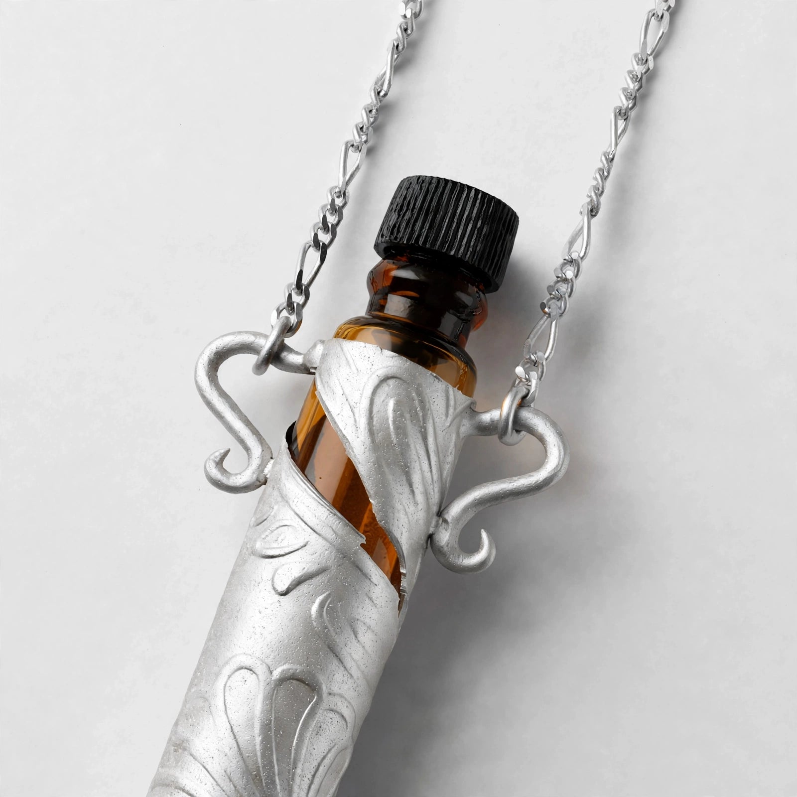 Embossed Perfume Vial Necklace - Impression #2