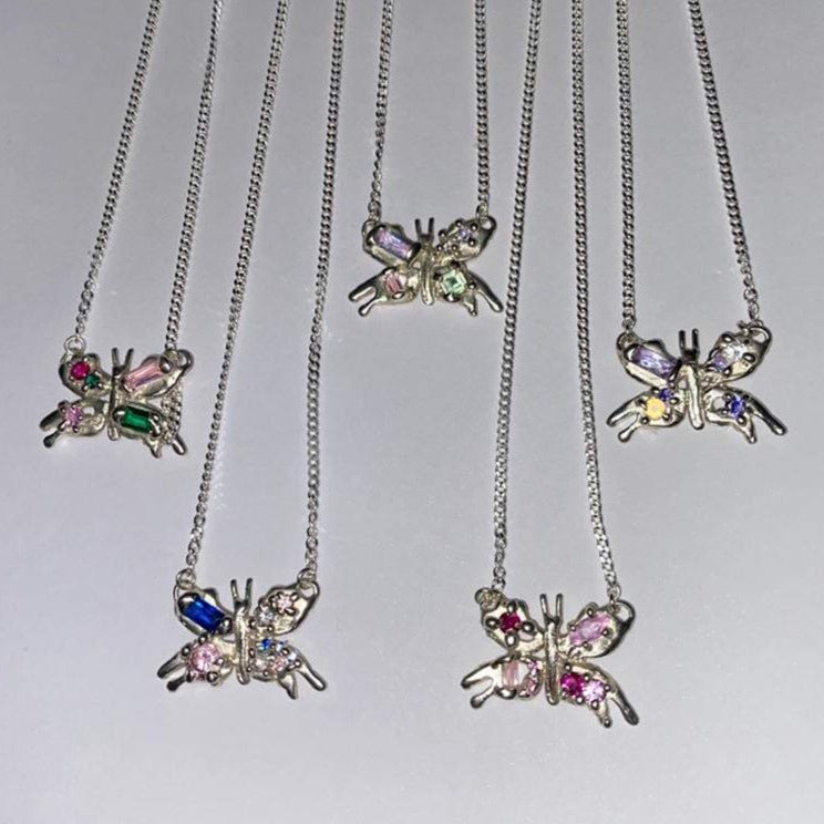 Bejewelled Mariposa Necklace