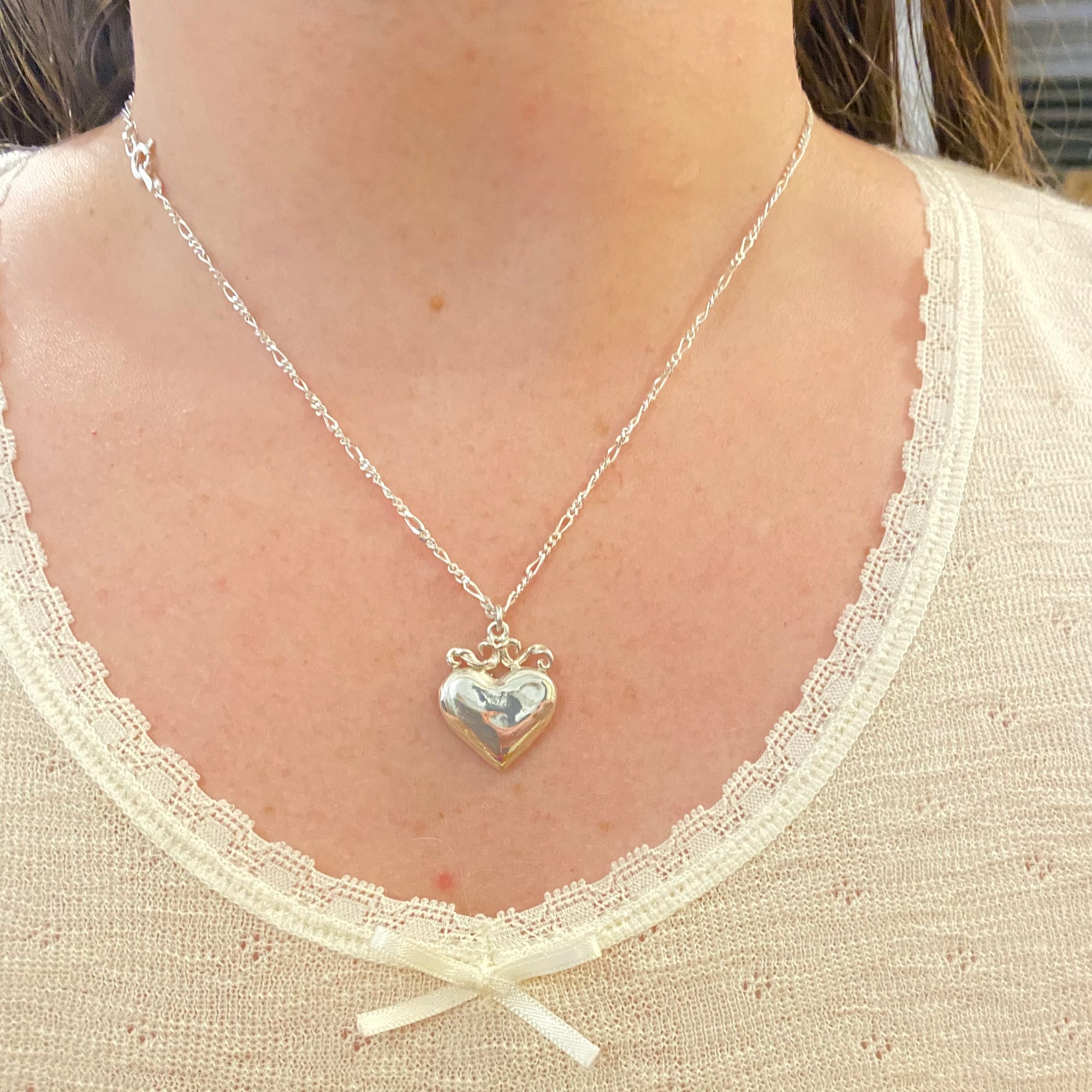 Swan Lake Heart Necklace