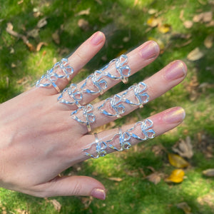 Gold forget best sale me not ring